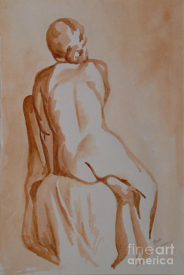 Value Study in Umber Posterior Painting by Heidi E Nelson