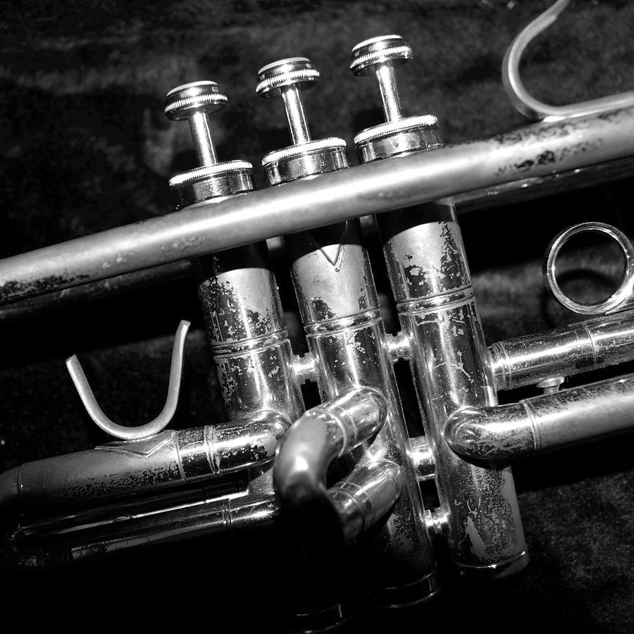 Trumpet Photograph - Valves by Photographic Arts And Design Studio