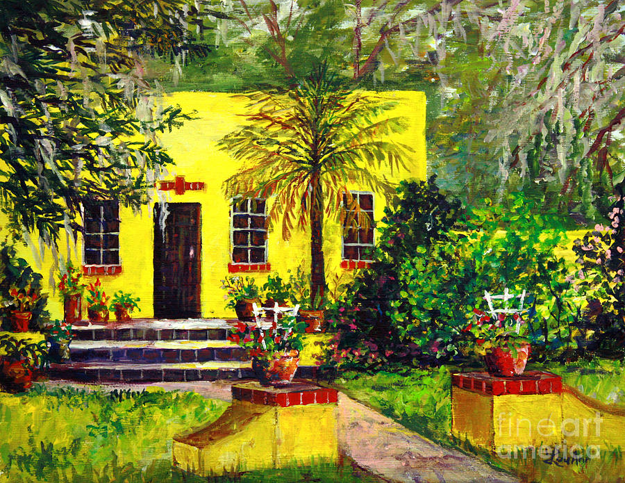 Vamo Road House Painting by Lou Ann Bagnall
