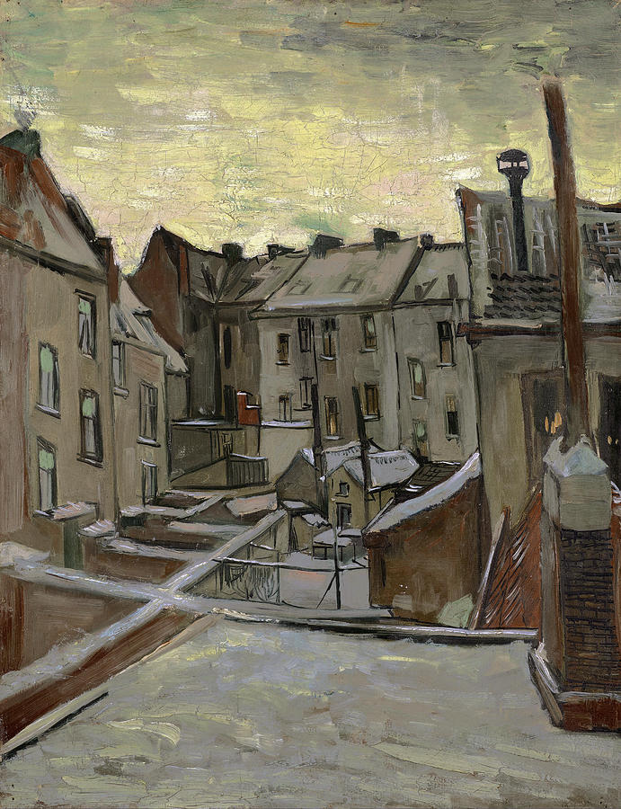 Van Gogh Houses, C1885 Painting by Granger
