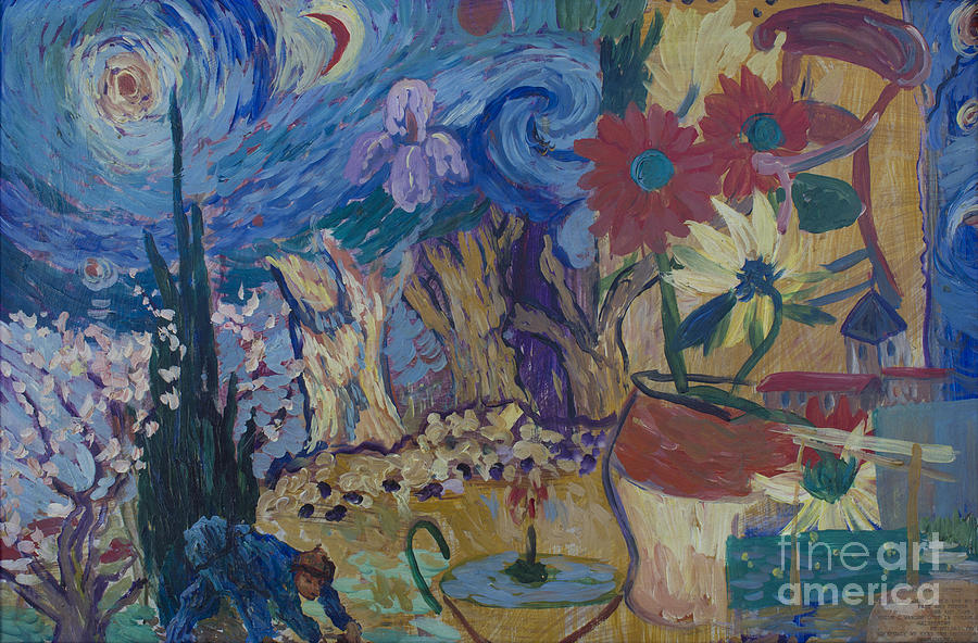 Van Gogh Painting - Van Gogh Spirit by Avonelle Kelsey