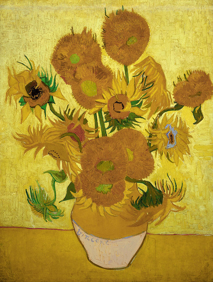 Van Gogh Sunflowers, 1888 Painting by Granger