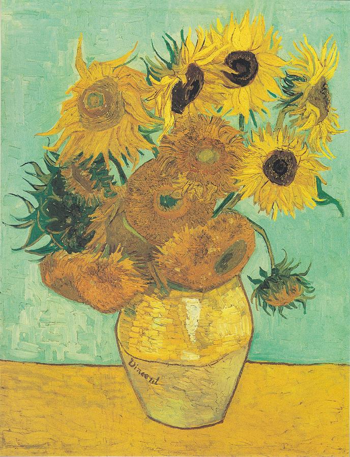 Van Gogh Sunflowers #2 Digital Art by Georgia Clare