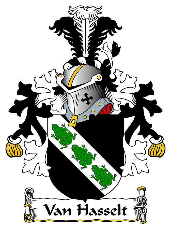 Van Hasselt Coat Of Arms Dutch Digital Art By Heraldry Fine Art America