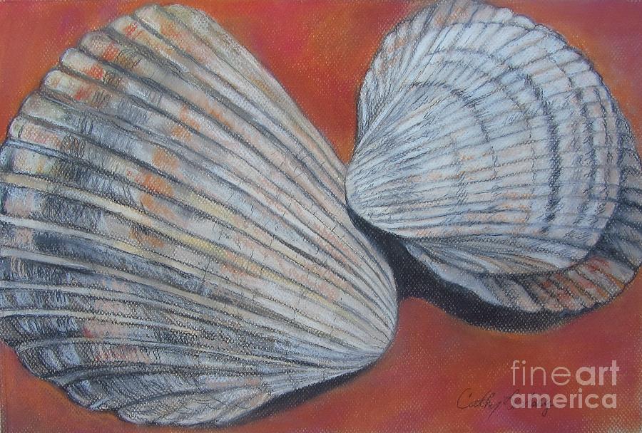 Van Hynings Cockle Shells Pastel by Cathy Lindsey