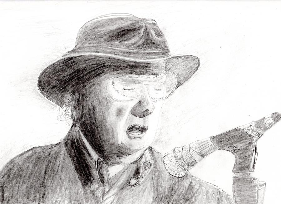 Van Morrison Drawing by Jim Taylor