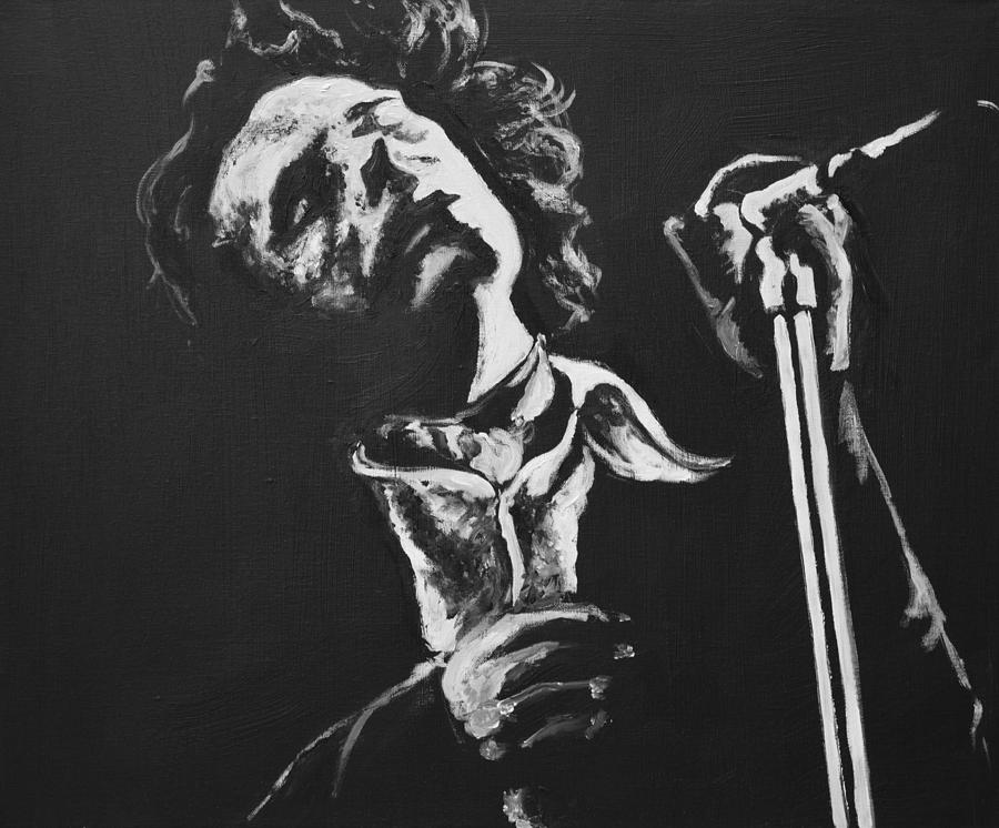 Van Morrison Painting by Melissa O Brien