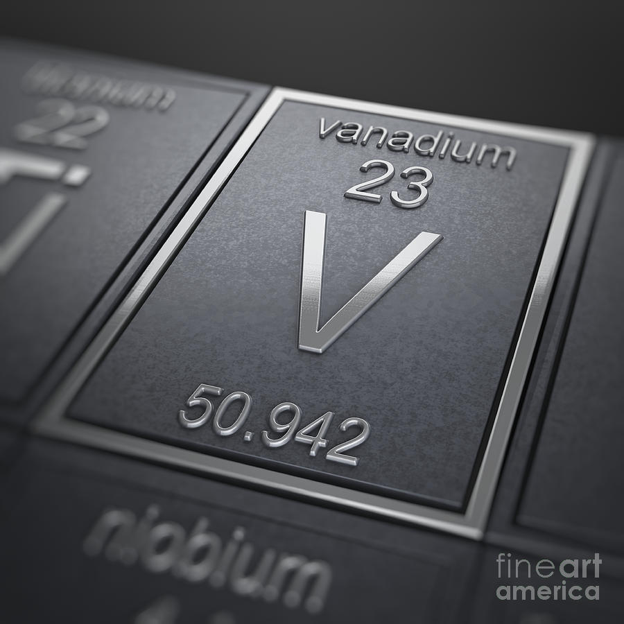 Vanadium Chemical Element Photograph by Science Picture Co