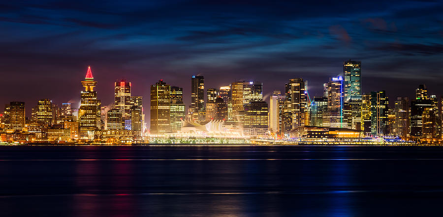 Vancouver at Christmas Photograph by Alexis Birkill