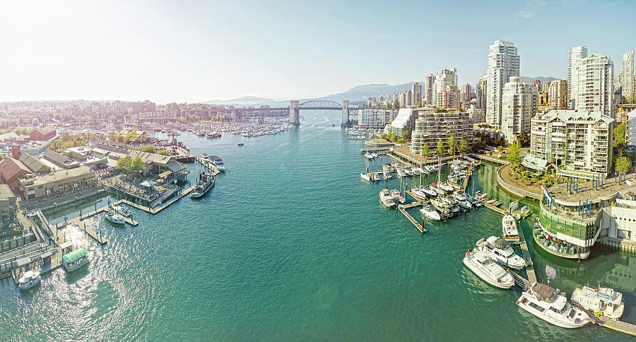 Vancouver Bay Panoramic Photograph by James Oneil