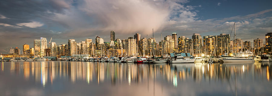Vancouver BC panoramic cityscape Photograph by Pgiam