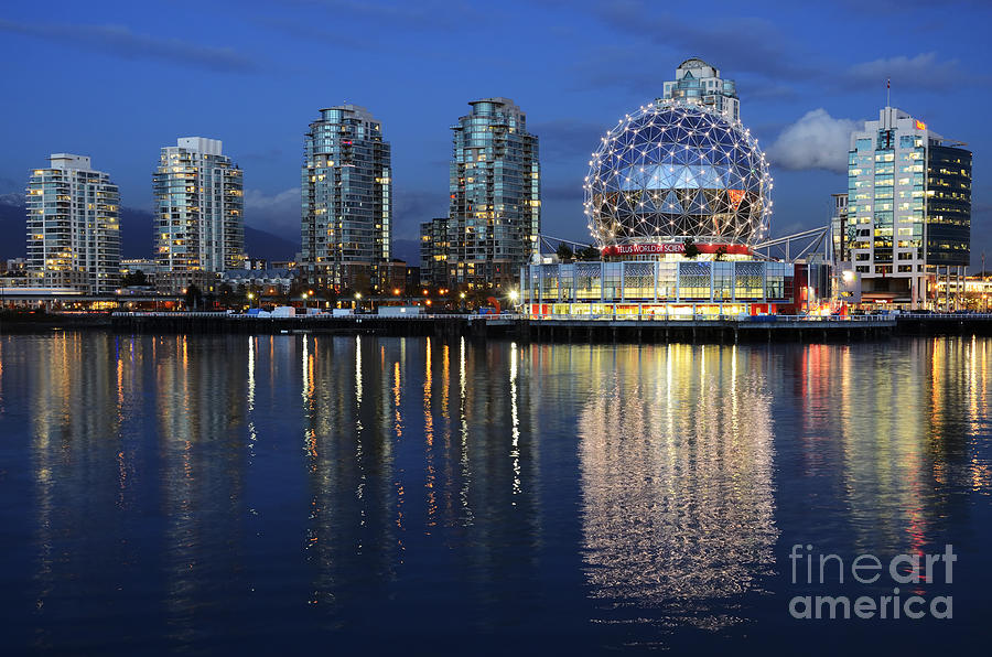 Architecture Photograph - Vancouver British Columbia 3 by Bob Christopher
