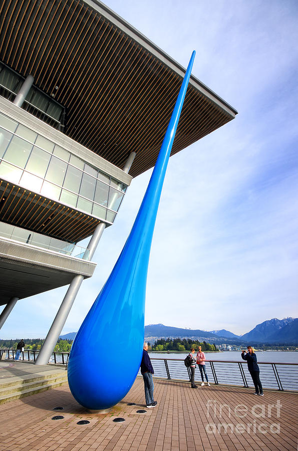 Vancouver Convention Centre with Tourists Photograph by Charline Xia