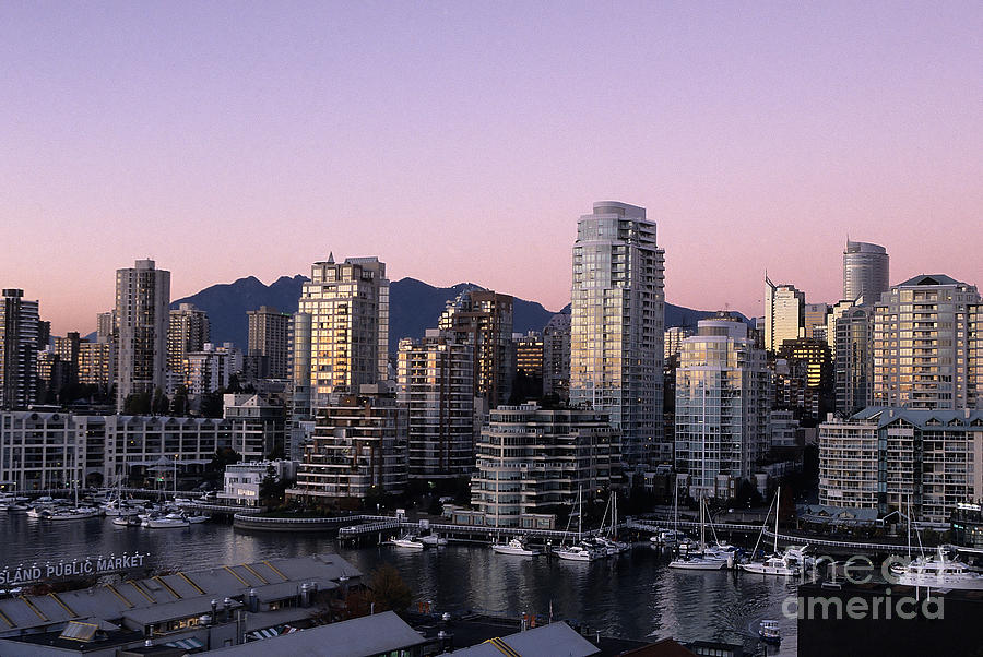 Vancouver downtown Canada Photograph by Ryan Fox