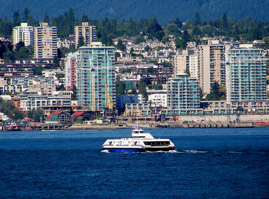 Vancouver Ferry Photograph by Judy Wanamaker