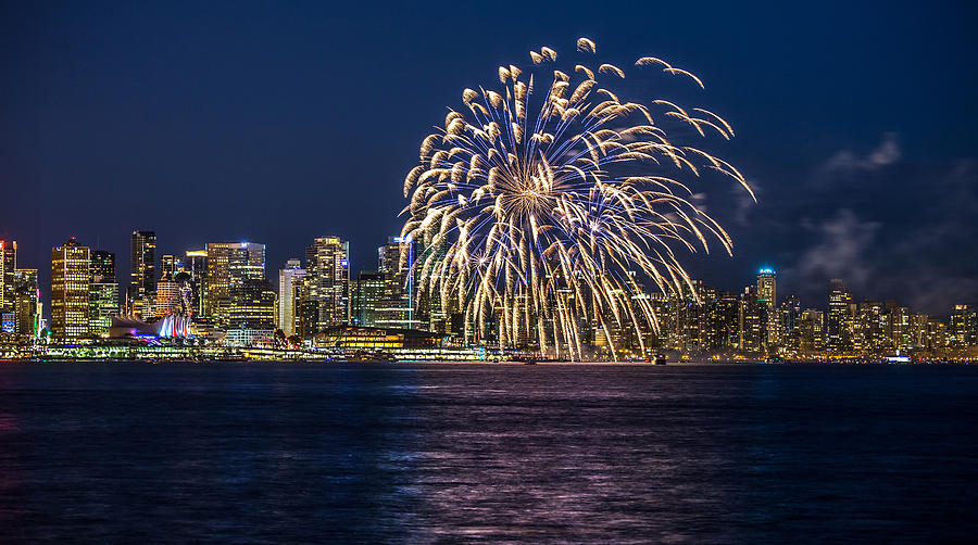 Vancouver Fireworks Photograph by Pierre Leclerc Photography