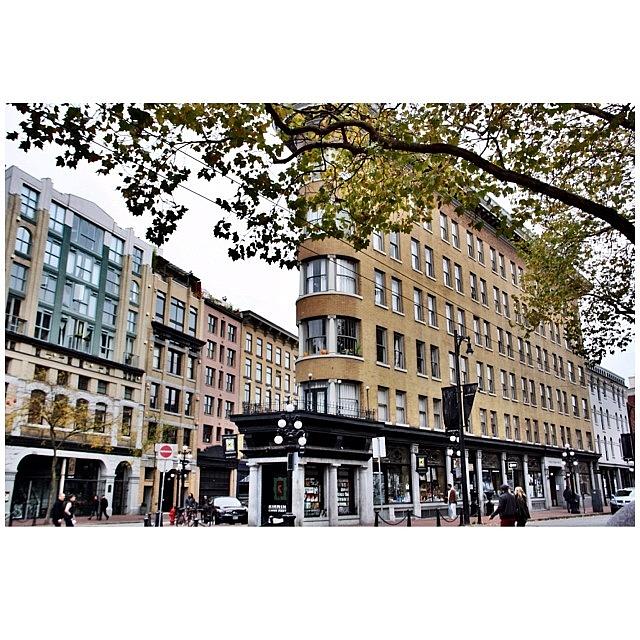 Architecture Photograph - #vancouver #gastown #canon by Vanessa Saccone