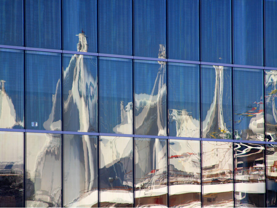 Abstract Photograph - Vancouver Place Reflection by Rick Locke - Out of the Corner of My Eye