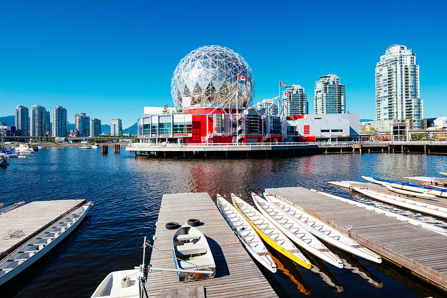 Vancouver Skyline Canada Photograph by Ferrantraite