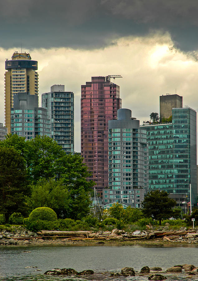 Vancouver skyline Photograph by Mark Llewellyn