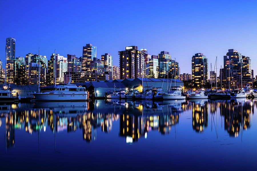 Vancouver Skyline Photograph by Wan Ru Chen
