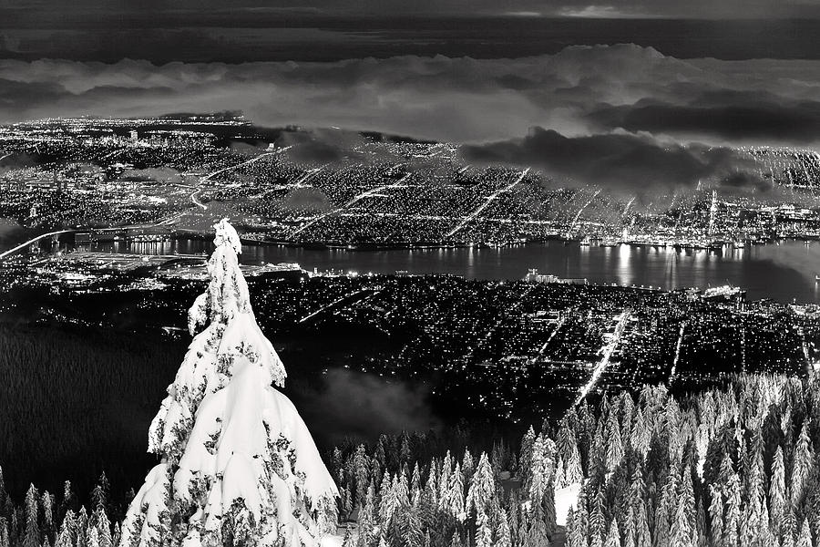 Vancouver winter cityscape Photograph by Pierre Leclerc Photography