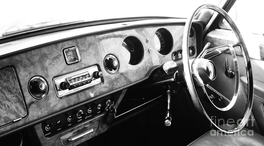 Vintage Photograph - Vanden Plas Dash 3 by Malcolm Suttle