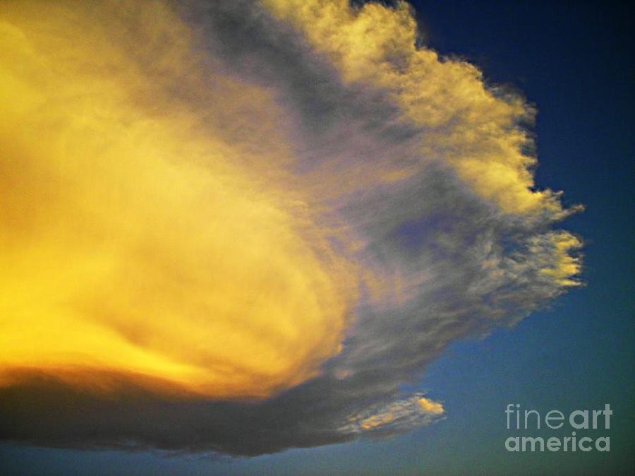 New Mexico Skies Photograph - Vanilla Skies I by Sian Lindemann