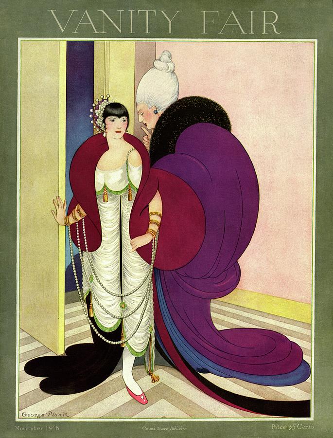 Vanity Fair Cover Featuring A Wealthy Young Woman Photograph by George Wolfe Plank