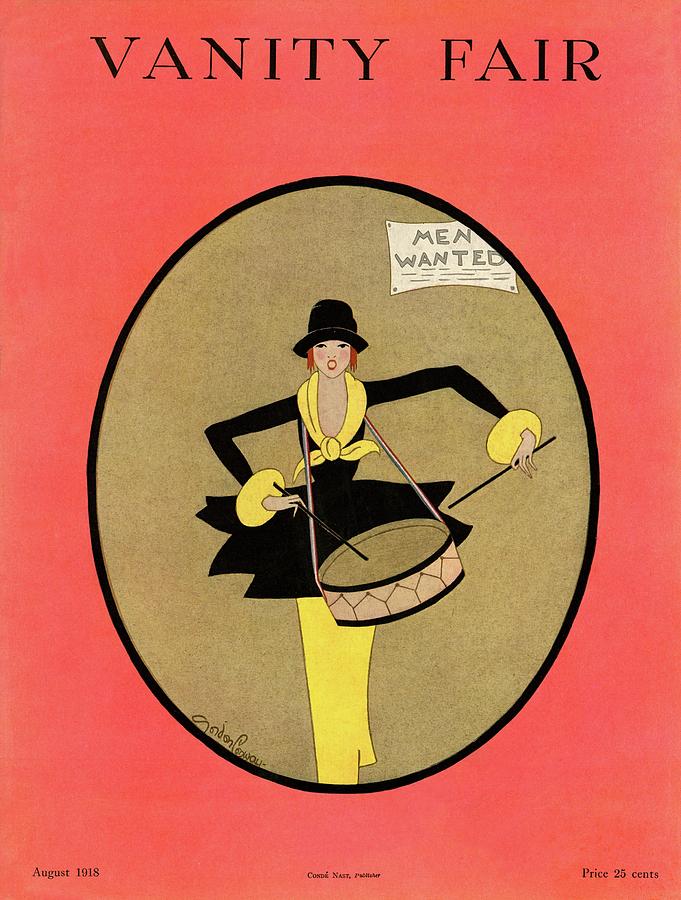 Vanity Fair Cover Featuring A Woman Playing Photograph by Gordon Conway