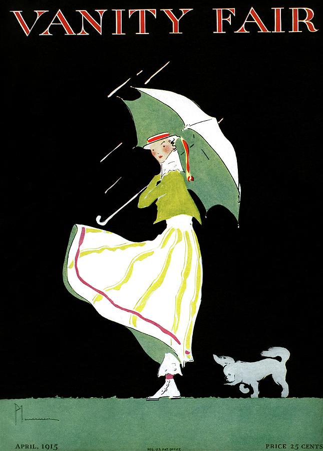 Vanity Fair Cover Featuring A Woman Standing Photograph by Ethel Plummer