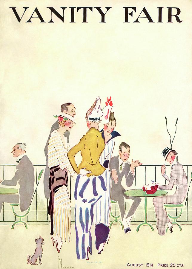Vanity Fair Cover Featuring People At An Outdoor Photograph by Ethel Plummer