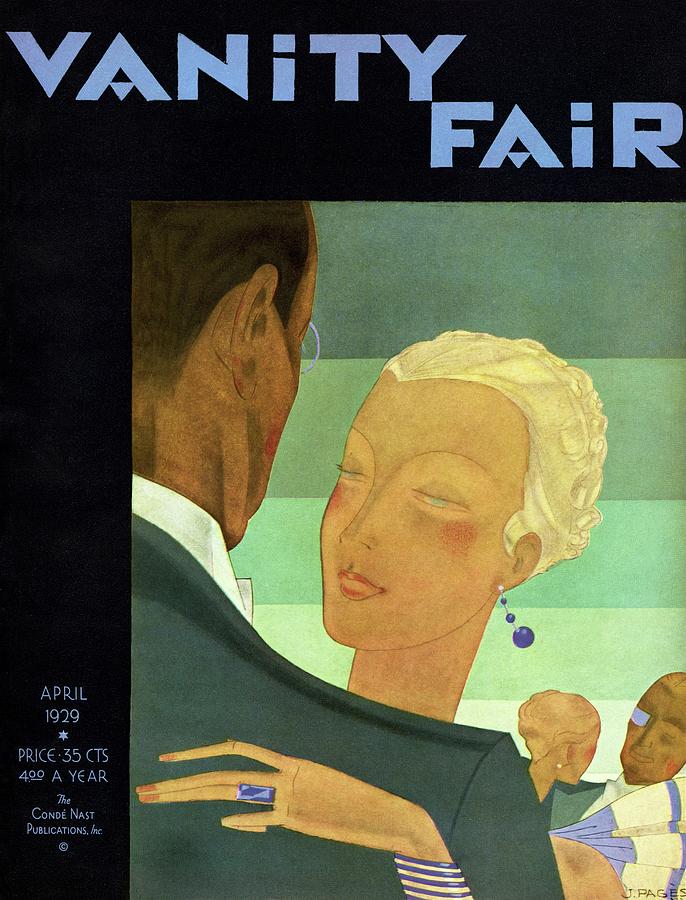 Vanity Fair Cover Featuring Two Couples Dancing Photograph by Jean Pages