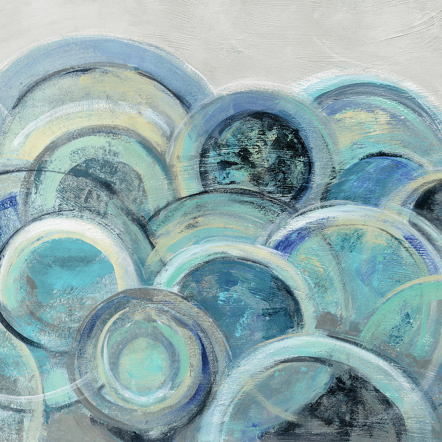 Variation Blue Grey IIi Painting by Silvia Vassileva Variation Blue Grey IIi Painting by Silvia Vassileva
