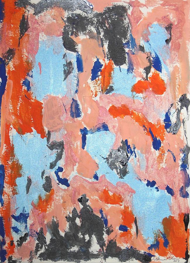 Variations on a Theme of Orange Painting by Esther Newman-Cohen