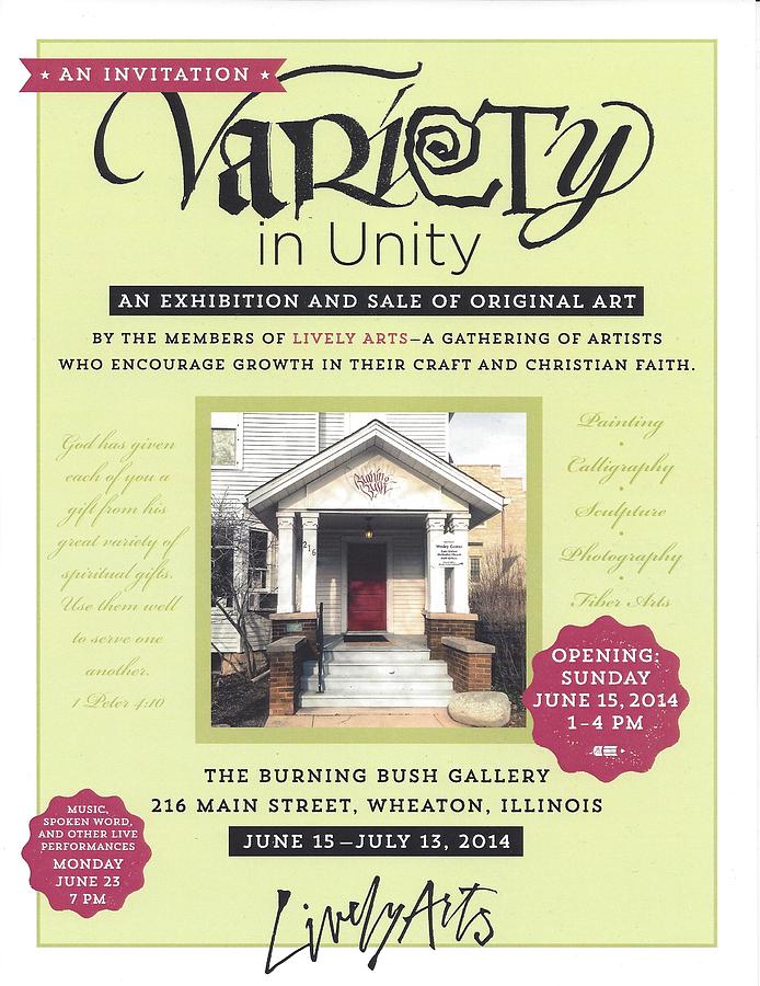 Variety In Unity - Lively Arts Exhibit Photograph
