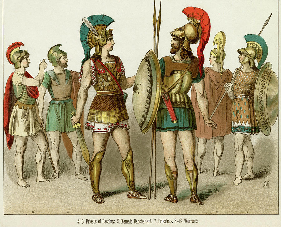 ancient greek soldier costumes