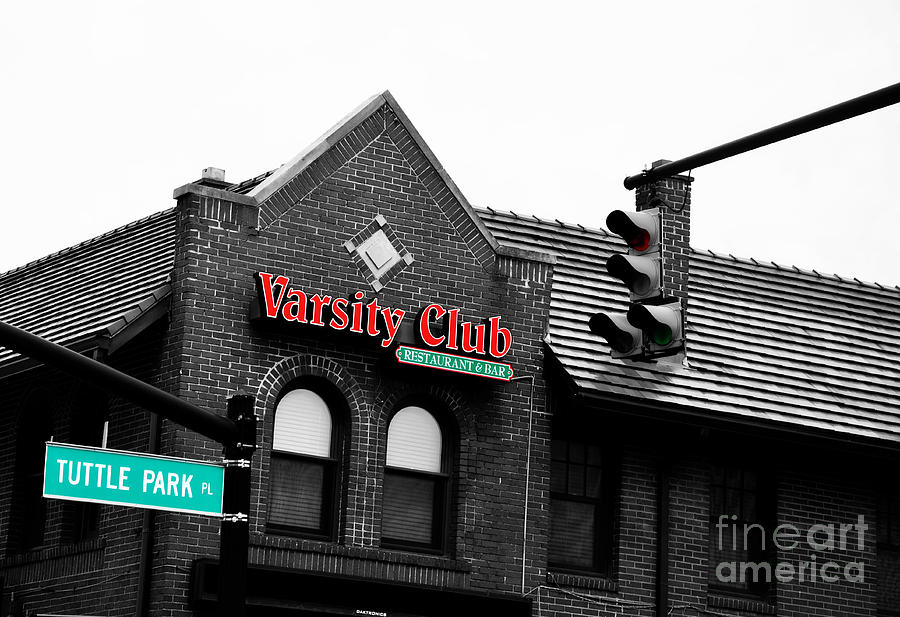 Ohio State University Photograph - Varsity Club by Rachel Barrett