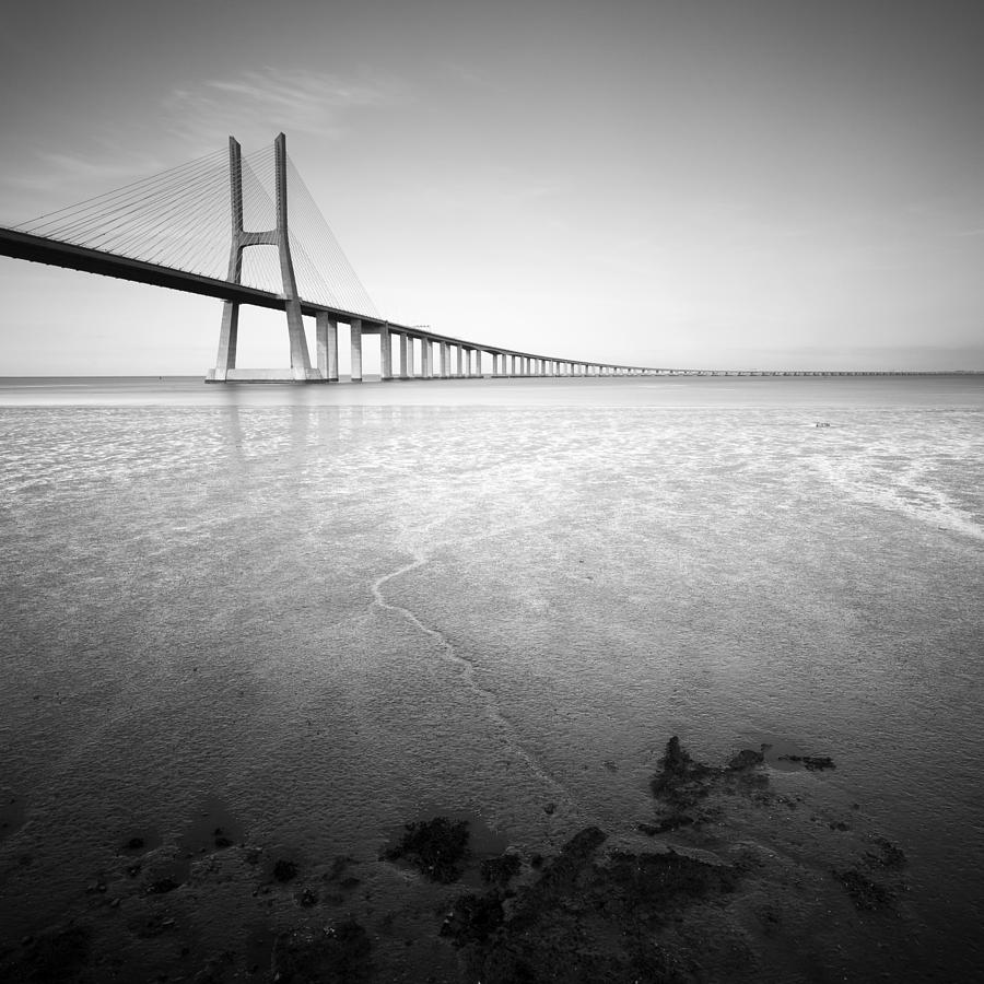 Bridge Photograph - Vasco da Gama Bridge by Krzysztof Jedrzejak