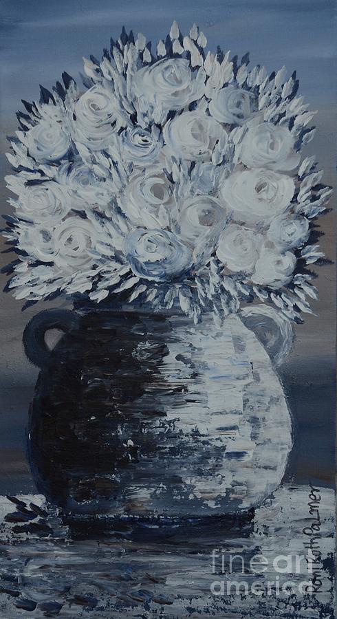 Flower Painting - Vase A by Roni Ruth Palmer