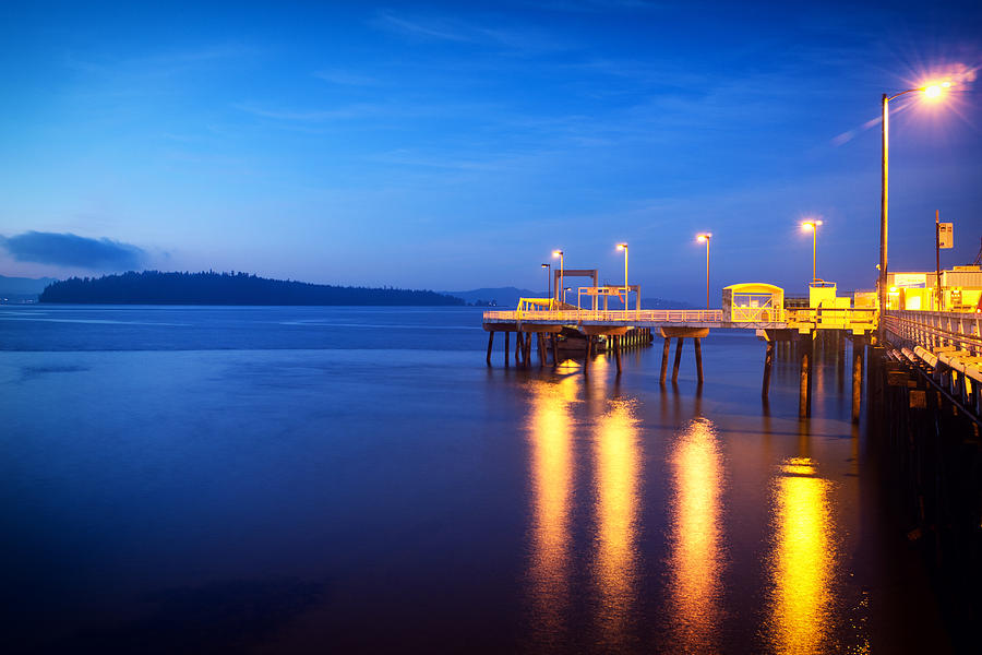 Seattle Photograph - Vashon Island Ferry Dock by Tanya Harrison