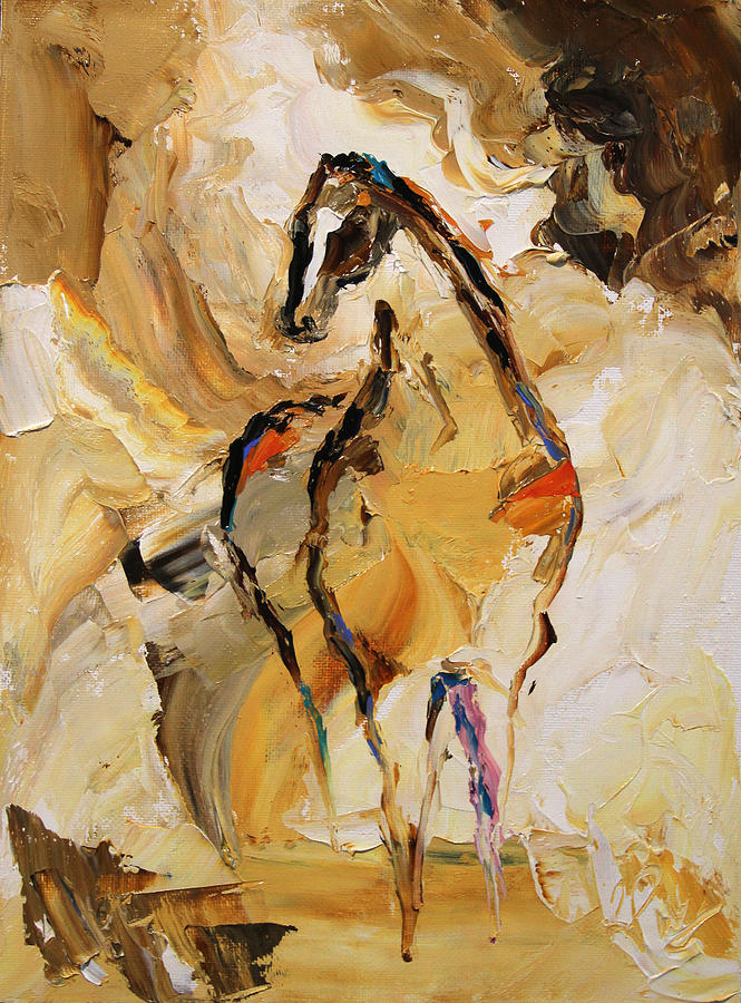 Vast Horse 7 of 100 2014 Painting by Laurie Pace