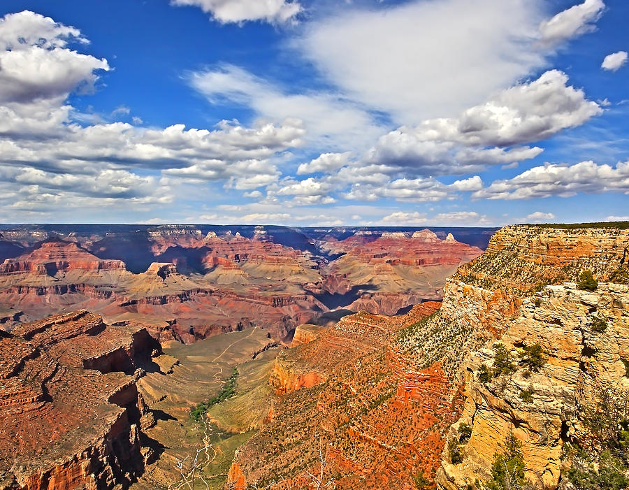 Vast Sky Above Vast Canyon Below Photograph by SCB Captures