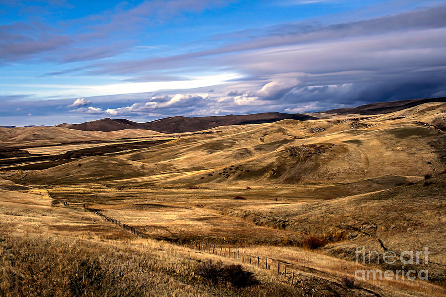 Inspirational Photograph - Vast View of the Rolling Hills by Robert Bales