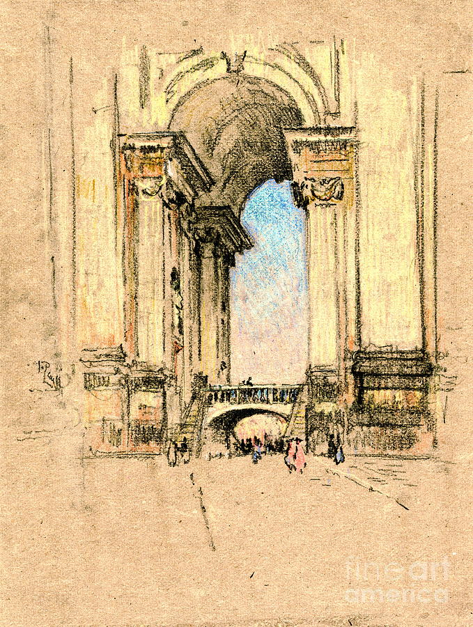 Vatican Entrance 1909 Photograph by Padre Art