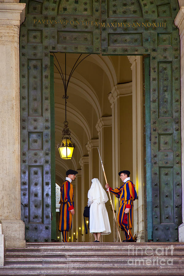 Vatican Entrance Photograph by Brian Jannsen