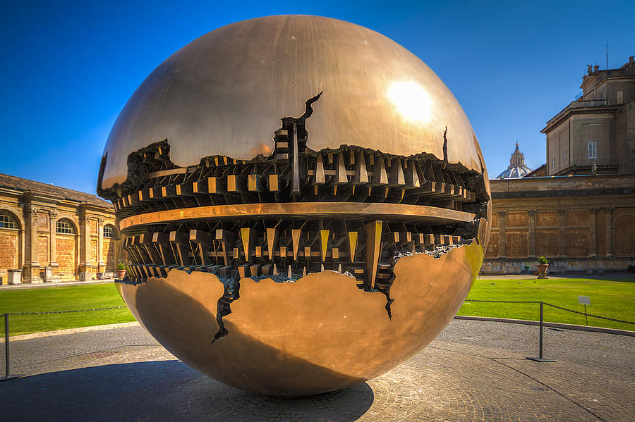 Vatican Garden Sphere Photograph by Erik Brede