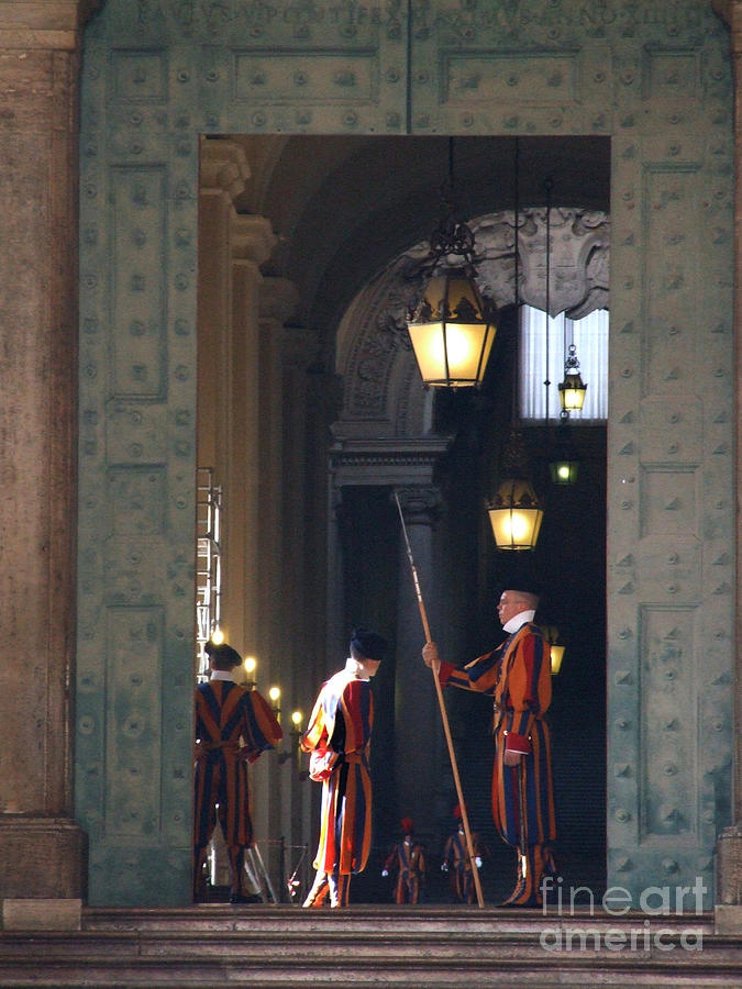 Vatican Guards - Italy Photograph by Phil Banks | Fine Art America