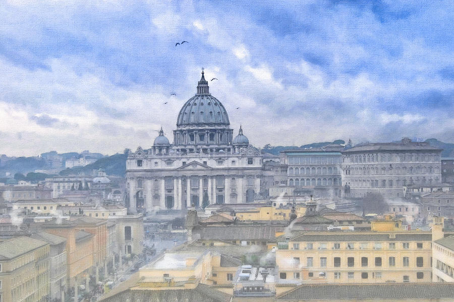 Vatican On A Winter Afternoon Photograph by Mark Tisdale