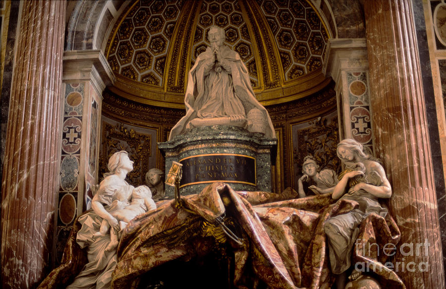 Architecture Photograph - Vatican sculpture by Lionel F Stevenson